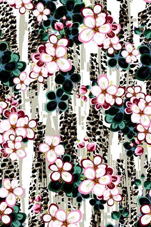 豹纹印花华亿平台图片