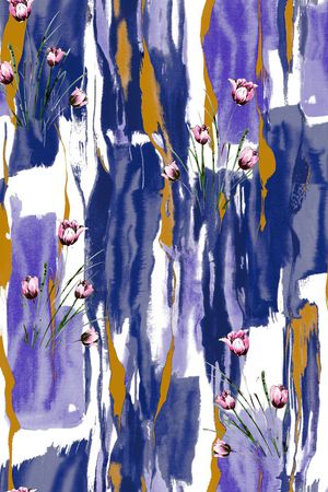 抽象印花华亿平台图片