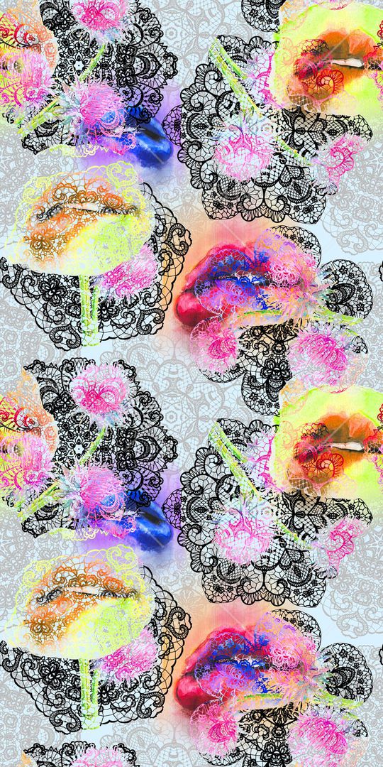 抽象印花华亿平台图片