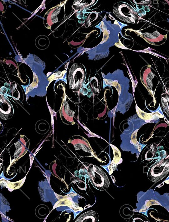 服装设计印花华亿平台图片