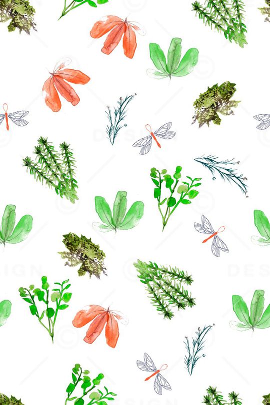 清新印花华亿平台图片