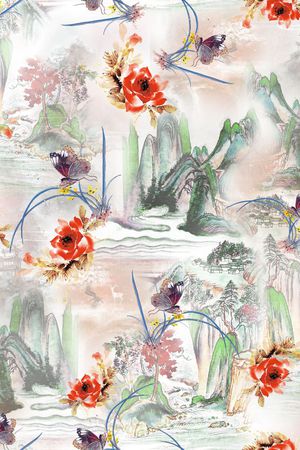 花虫印花华亿平台图片