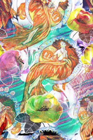 流行时尚印花华亿平台图片