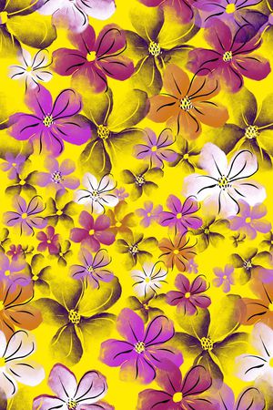 手绘印花华亿平台图片