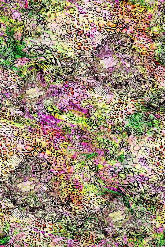 豹纹印花华亿平台图片