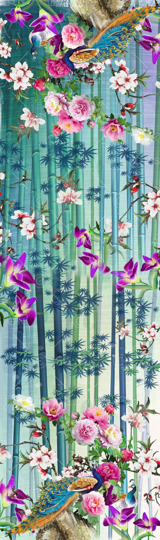 中国风印花华亿平台图片