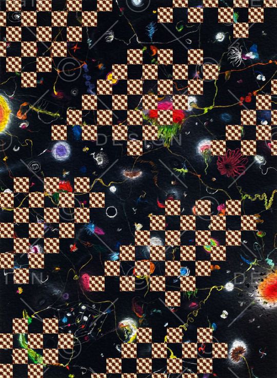 马赛克印花华亿平台图片