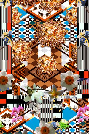 时尚印花华亿平台图片