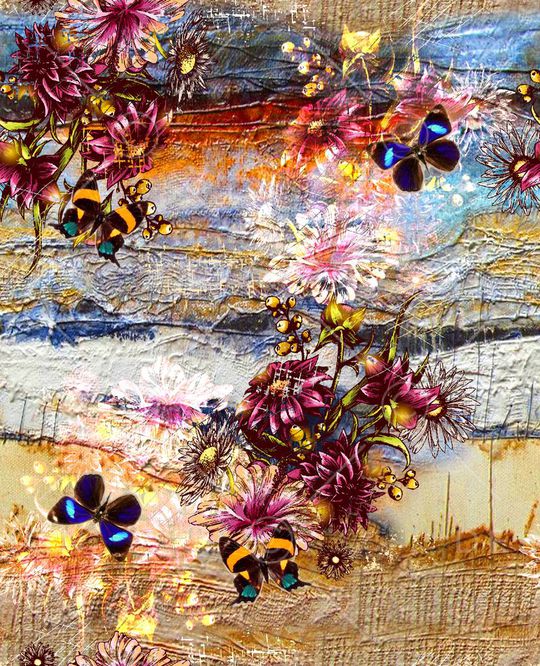 抽象印花华亿平台图片