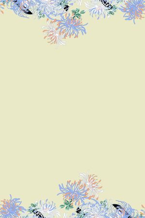 抽象花卉印花华亿平台图片