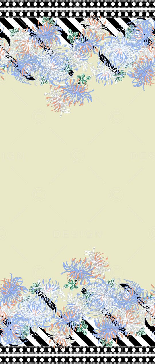 抽象花卉印花华亿平台图片