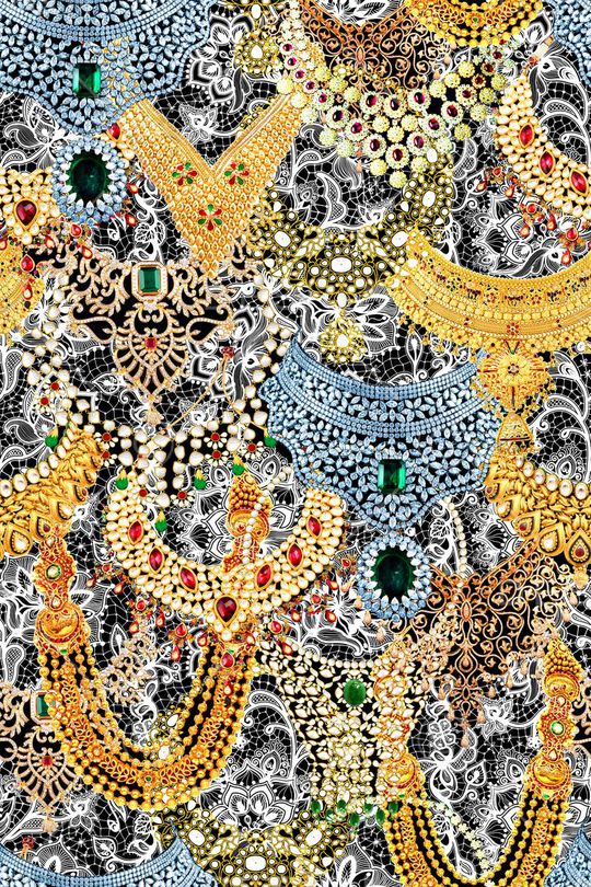 蕾丝印花华亿平台图片