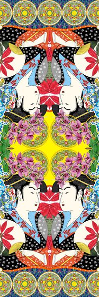 民族风情印花华亿平台图片