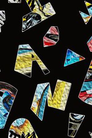 时尚现代印花华亿平台图片