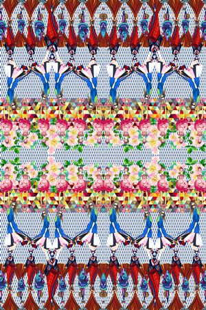 民族风印花华亿平台图片