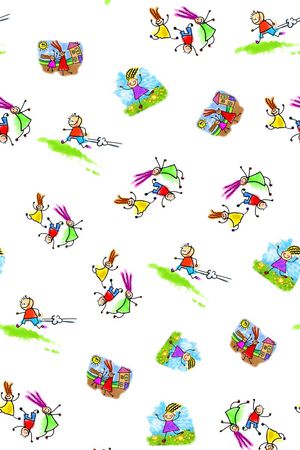 抽象漫画印花华亿平台图片