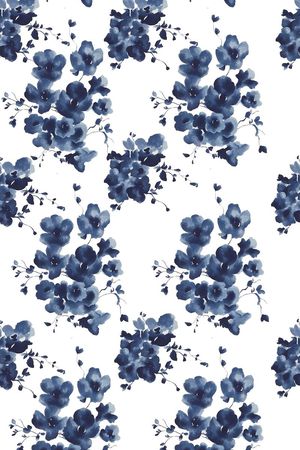 青花瓷印花华亿平台图片