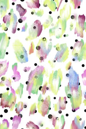 时尚流行抽象印花华亿平台图片