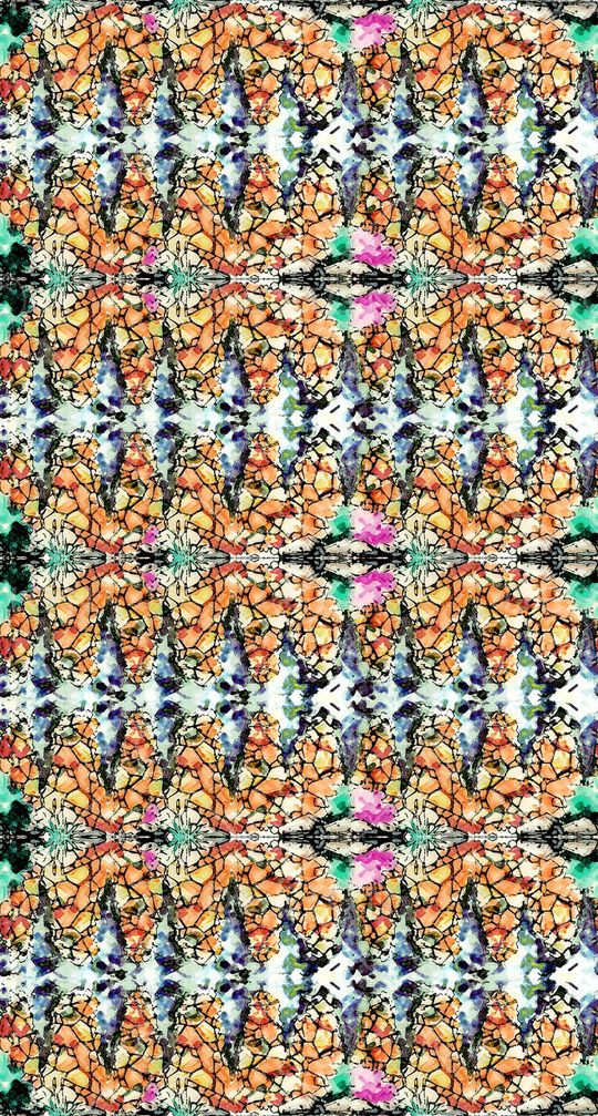 水墨印花华亿平台图片