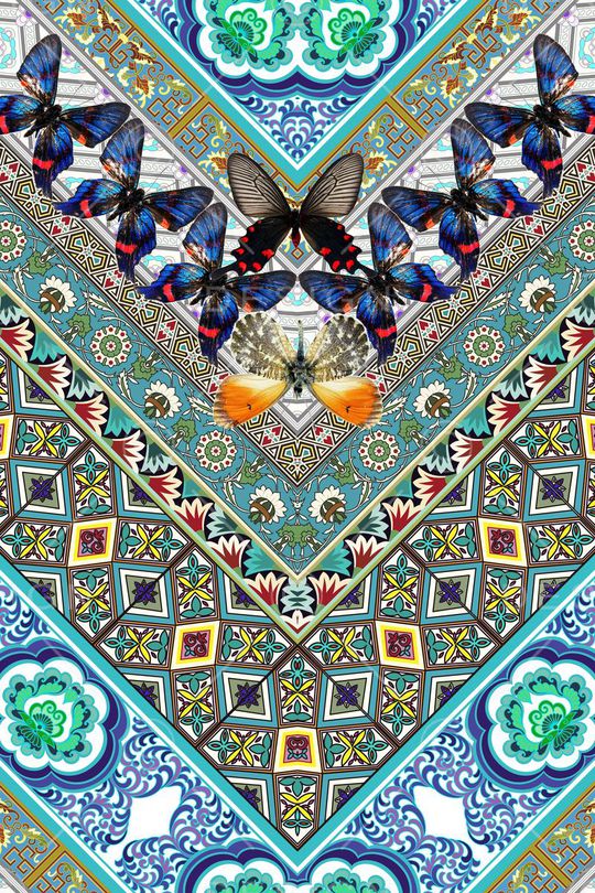 MAX-定位欧美民族风印花华亿平台图片