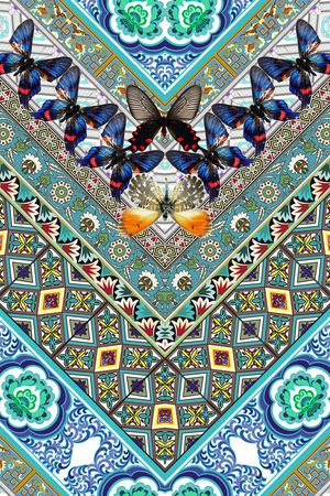 MAX-定位欧美民族风印花华亿平台图片