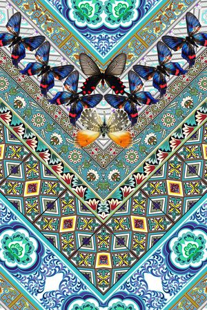 MAX-定位欧美民族风印花华亿平台图片