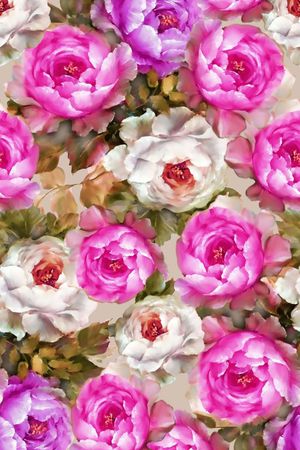 丝绸 真丝 棉布印花华亿平台图片