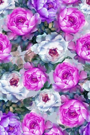 丝绸 真丝 棉布印花华亿平台图片