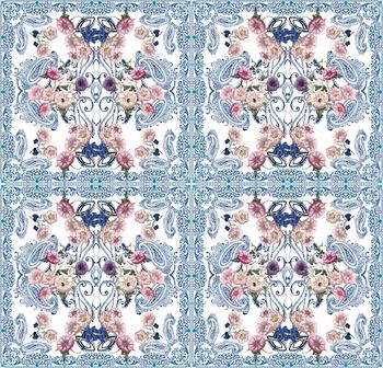 524320-欧美流行时尚简约民族风几何腰果手绘