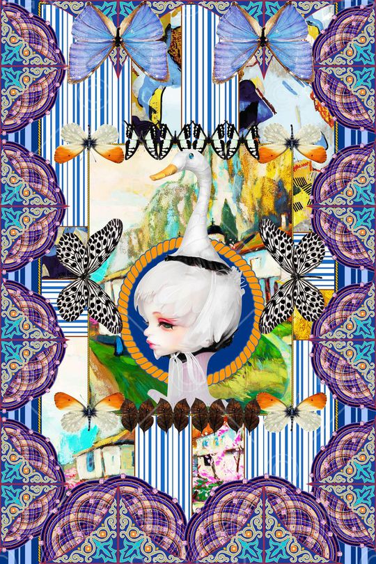 MAX-定位欧美民族风印花华亿平台图片