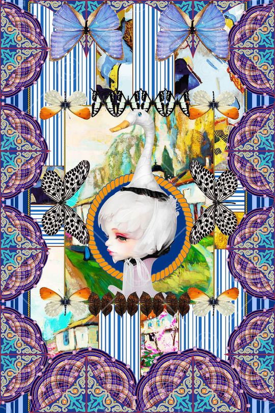 MAX-定位欧美民族风印花华亿平台图片