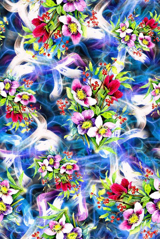 抽象印花华亿平台图片