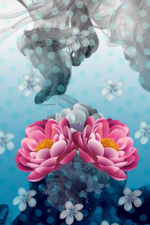 抽象印花华亿平台图片