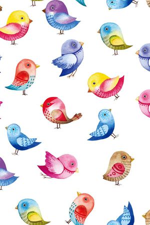 清新水彩印花华亿平台图片