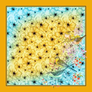 方巾印花华亿平台图片