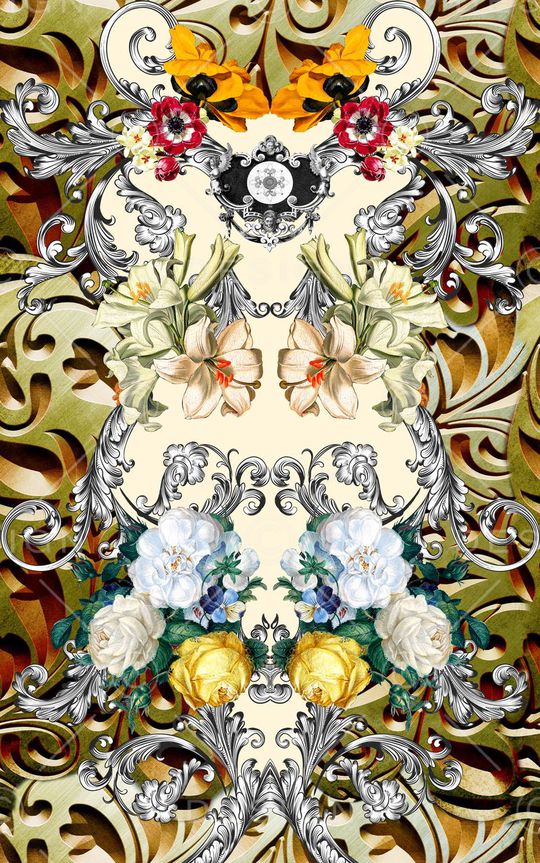 欧式印花华亿平台图片