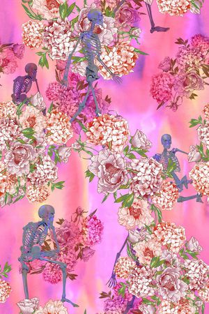 L.D~花卉印花华亿平台图片