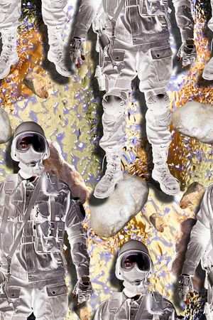 写意夸张印花华亿平台图片