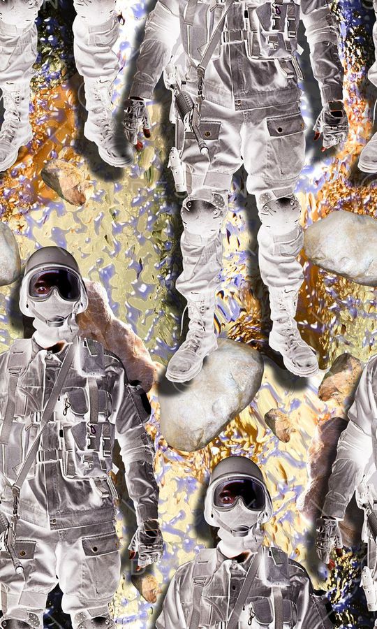 写意夸张印花华亿平台图片