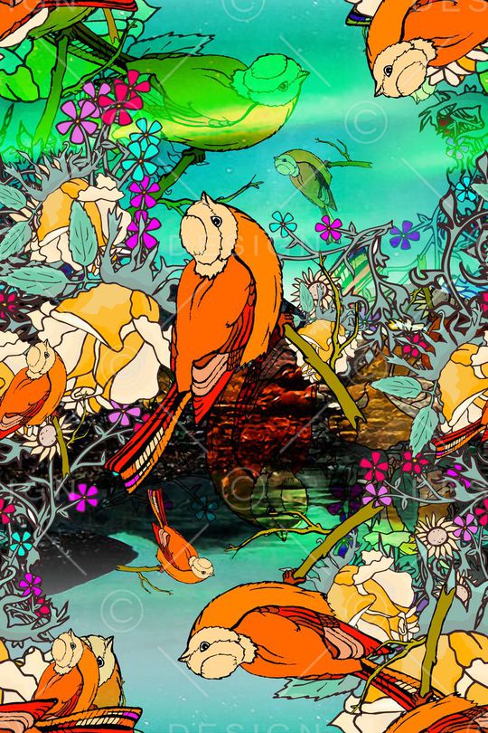 浪漫时尚印花华亿平台图片