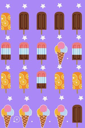 冰淇凌印花华亿平台图片