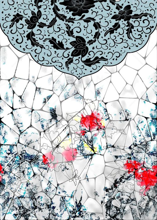 朦胧印花华亿平台图片