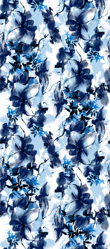 524764-中国风手绘水彩花卉