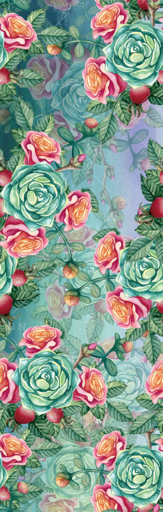 长围巾印花华亿平台图片