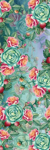 长围巾印花华亿平台图片