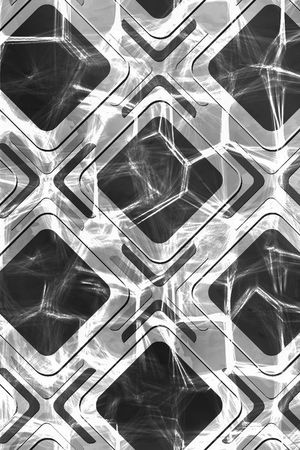 几何图型印花华亿平台图片