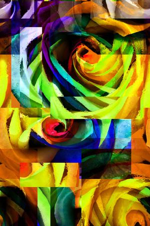 油画风格印花华亿平台图片