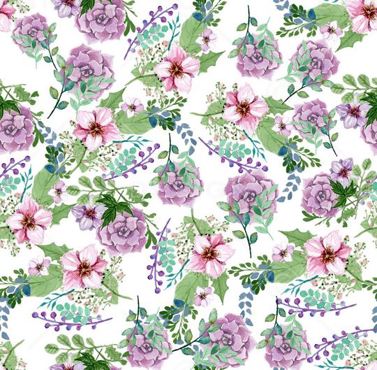 芙蓉花印花华亿平台图片