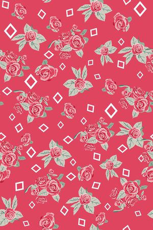 田园风印花华亿平台图片