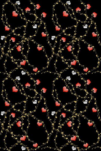 524915-原创花卉和心